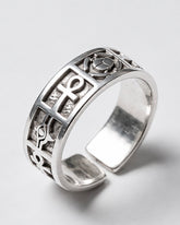 Ankh Eternity Ring | Silver