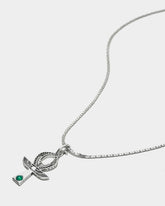 Ankh Scarab Royal Necklace | SILVER
