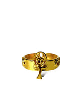 Ankh Scarab Royal Rings | Gold Vermeil
