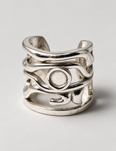 Bold New Era Horus Eyes Ring | Silver