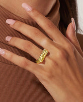 Classic Royal Ring | Customize Your Name | Gold Vermeil