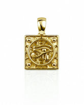 HORUS EYE BYGONE PENDANT |Gold vermeil