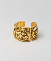Horus Eyes Ear Cuff | Gold Vermeil