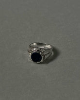 Onyx Soul of Re Royal Ring | SILVER