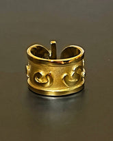 Pinky Cartouch Royal Ring | Customize Your Name | Gold Vermeil