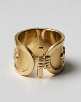 Pinky Cartouch Royal Ring | Customize Your Name | Gold Vermeil
