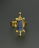 Royal Lapis Lazuli Ring | Gold Vermeil