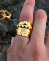 Royal Layers Ring |Gold Vermeil