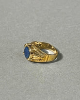 The Lapis Lazuli Soul of Re Ring | Gold Vermeil