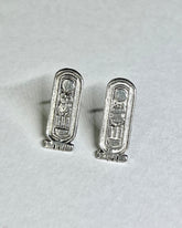 Tut Royal Earrings | Silver