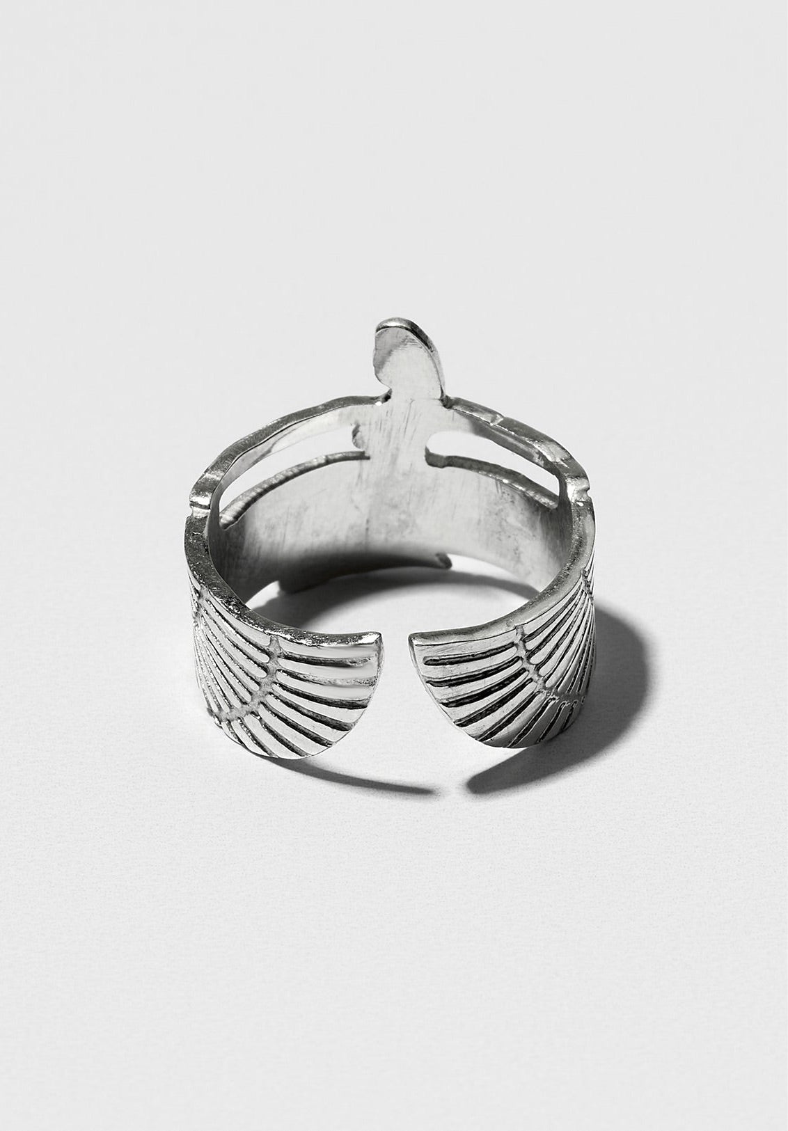 Isis Wings Royal Ring | Silver