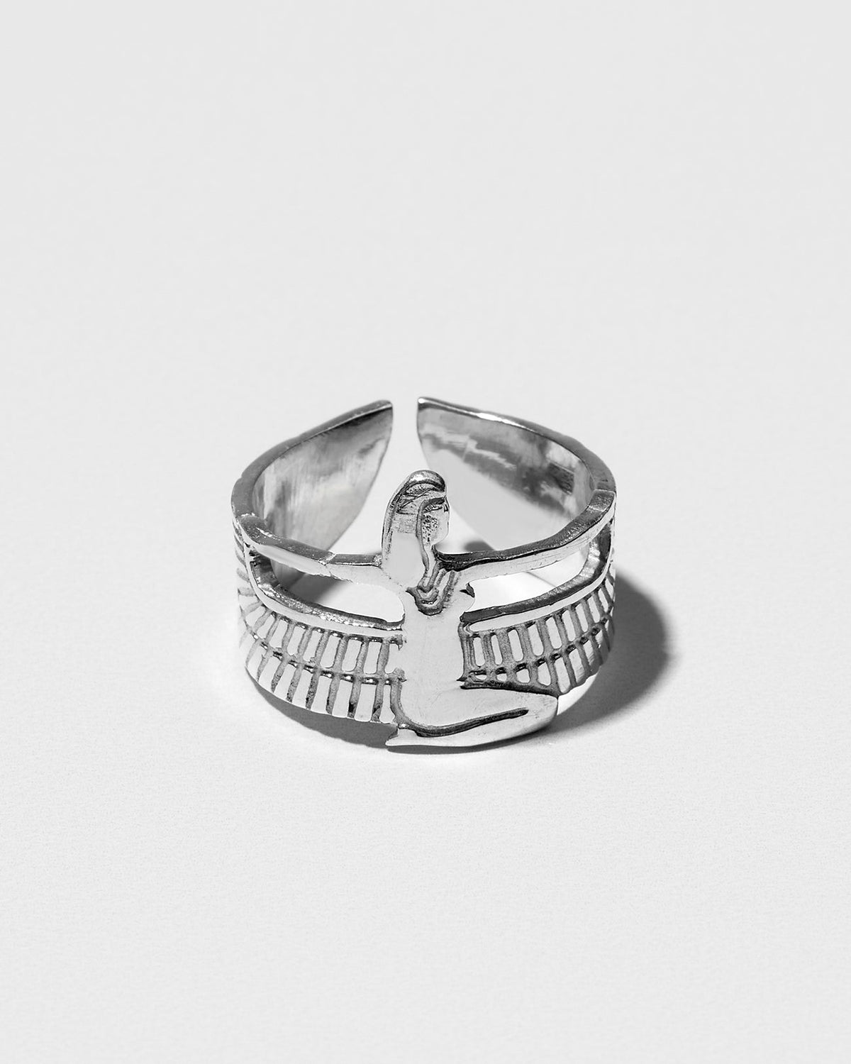 Isis Wings Royal Ring | Silver