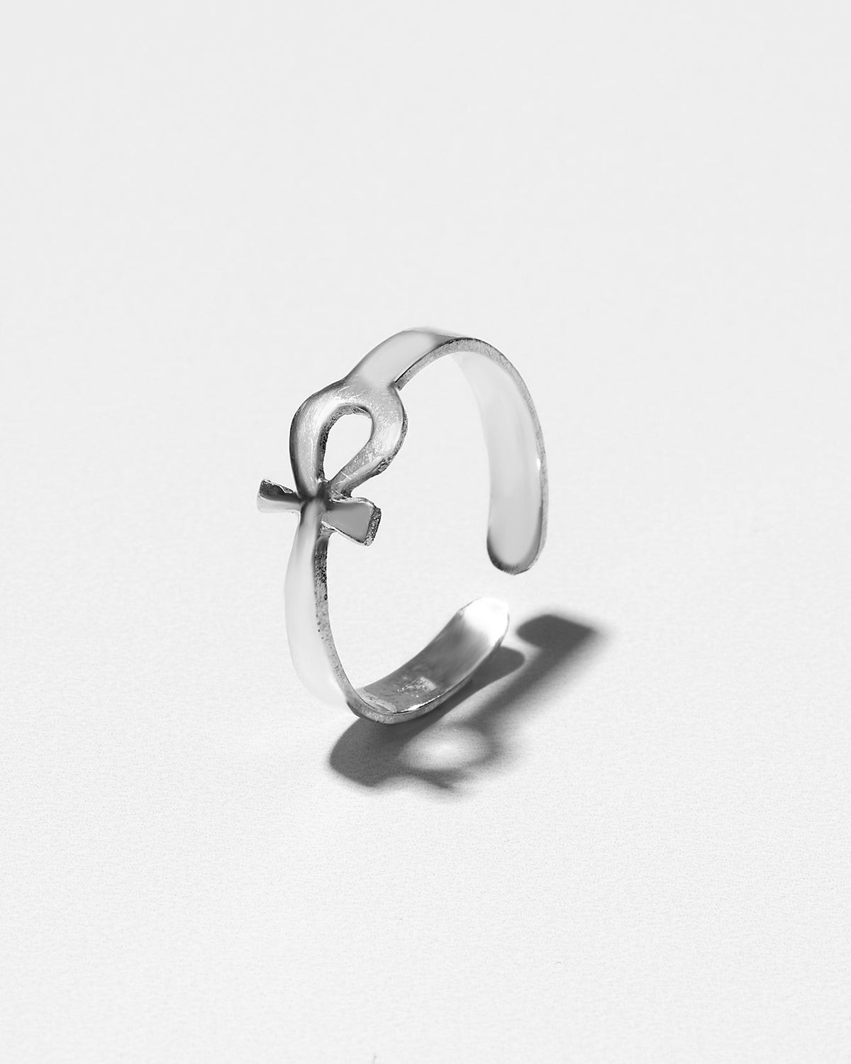 Minimalist Key of Life Royal Ring