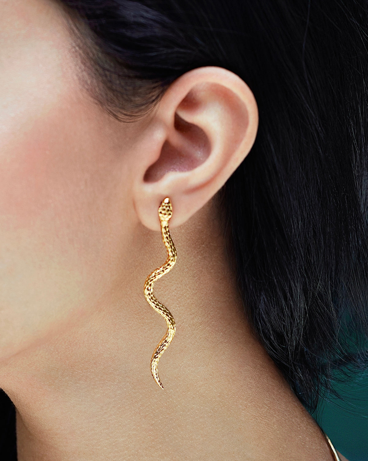 The Serpentine Earring | Gold Vermeil