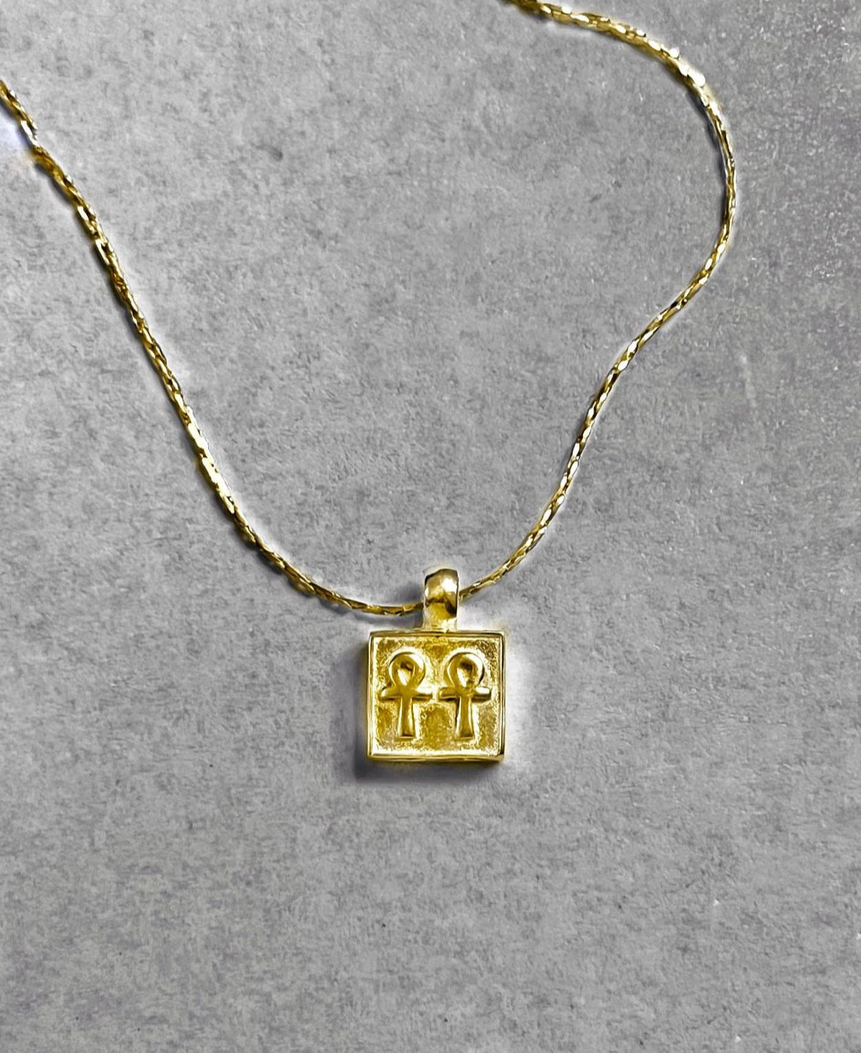 ANKH BYGONE NECKLACE | GOLD VERMEIL