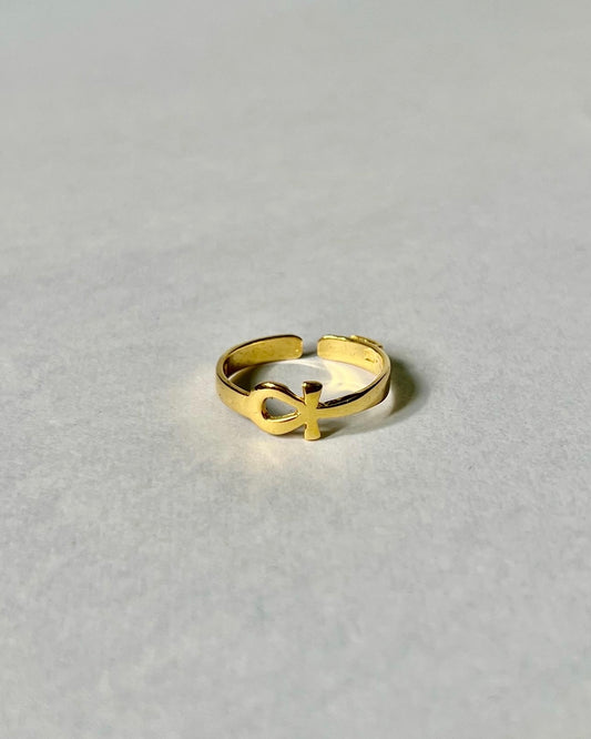 SIMPLE ANKH ROYAL RING