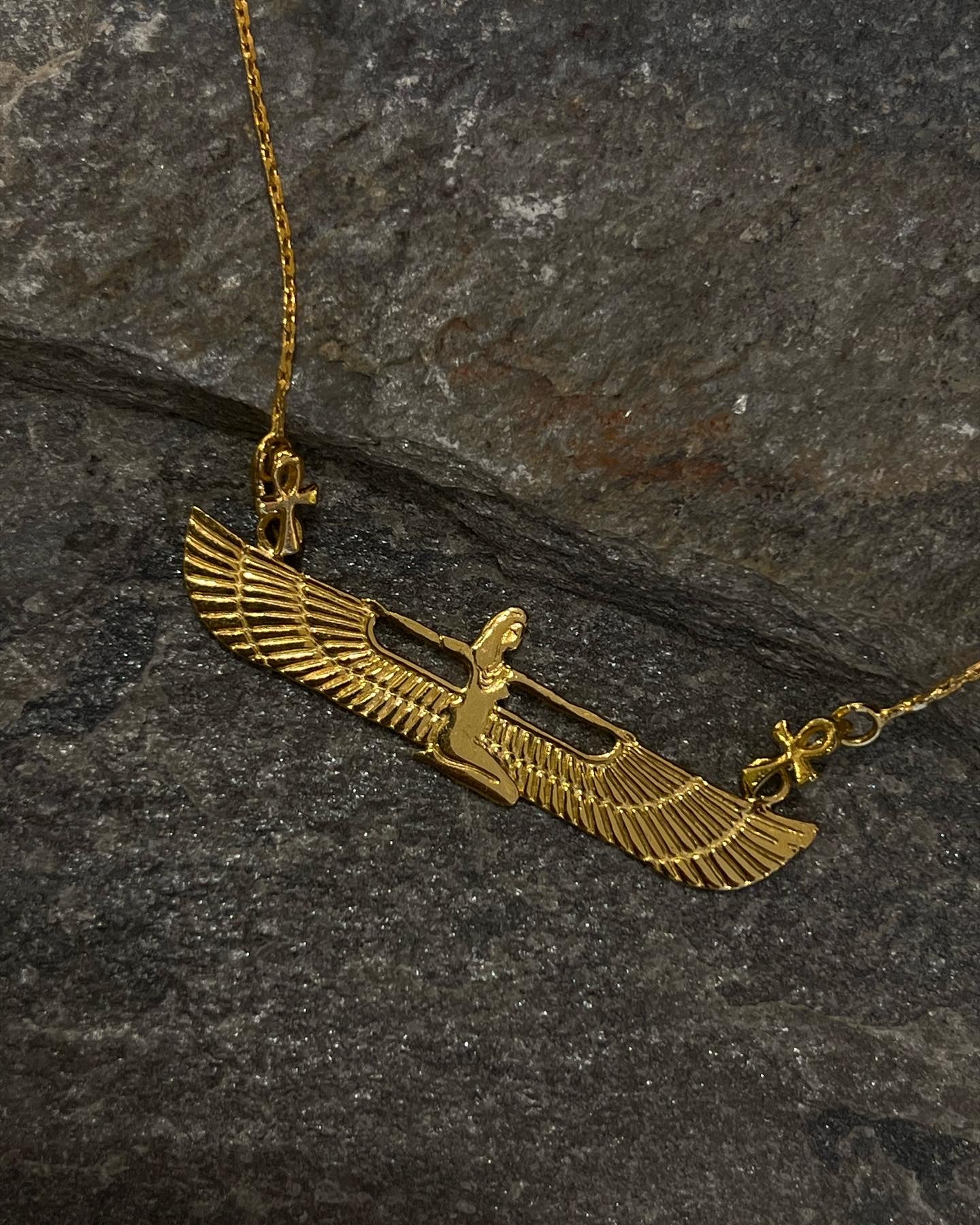 Golden Fierce Isis Royal Necklace