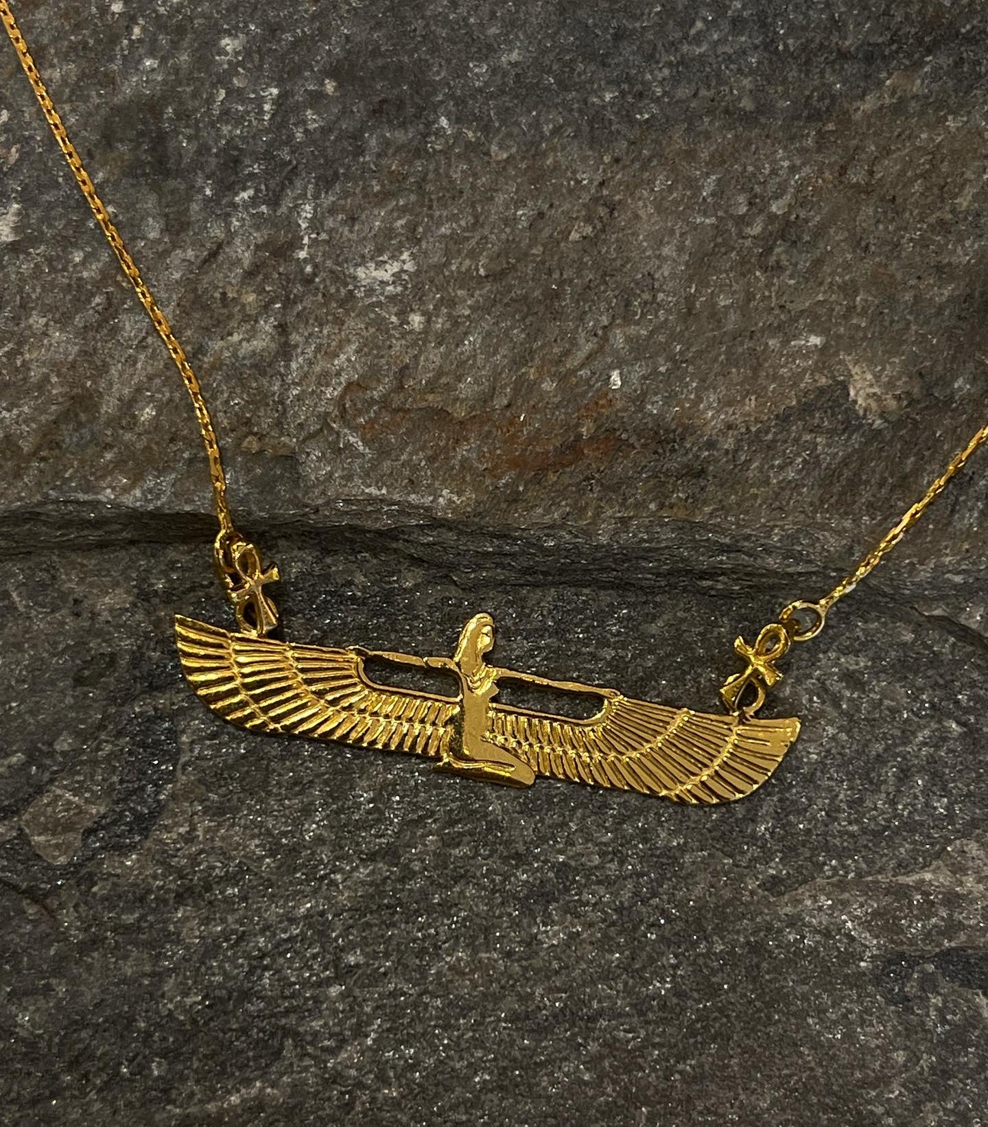 Golden Fierce Isis Royal Necklace