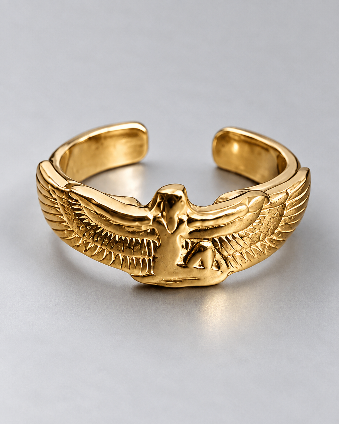 PINKY ISIS WINGS  RING | GOLD VERMEIL