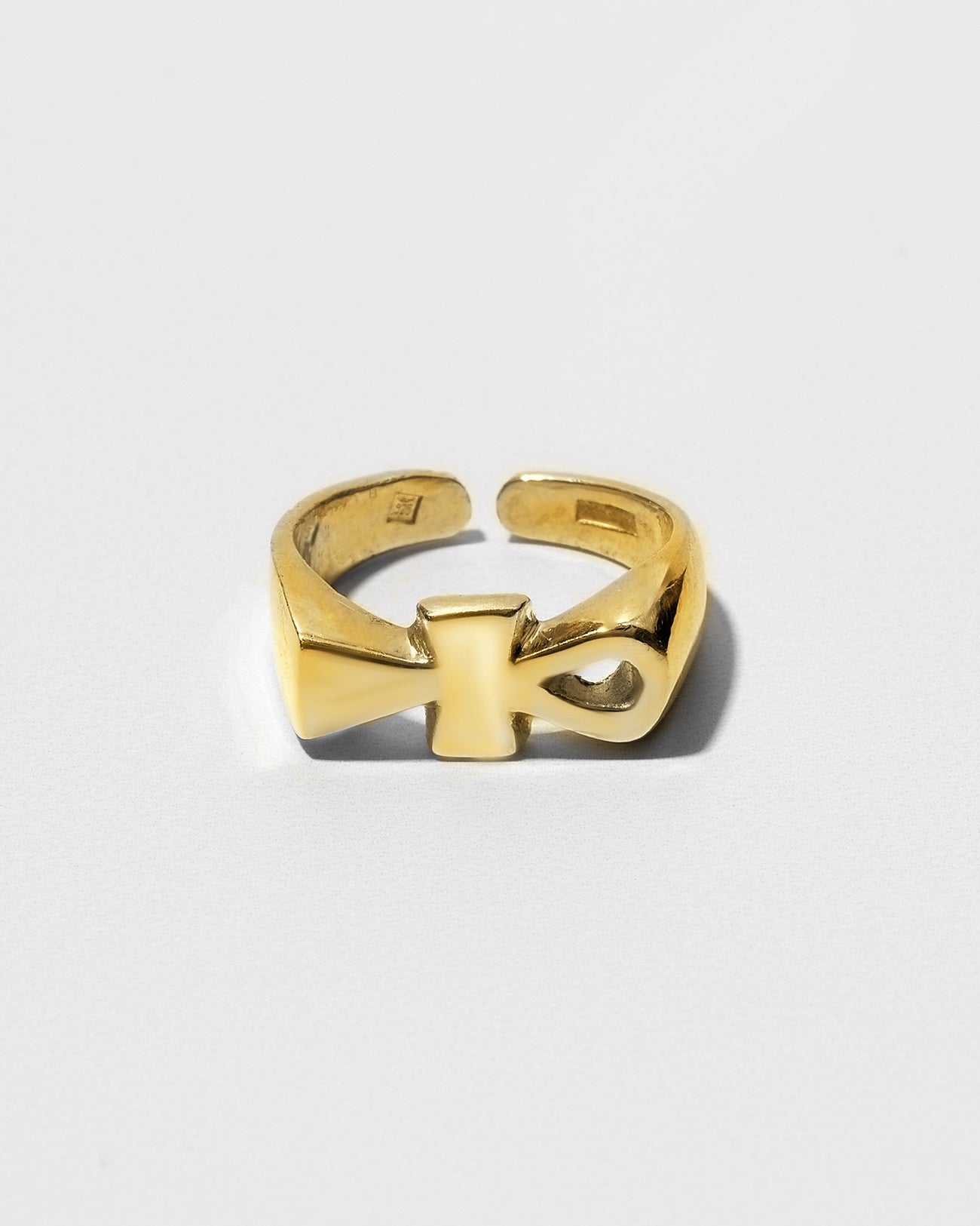 Pinky Ankh Royal Ring