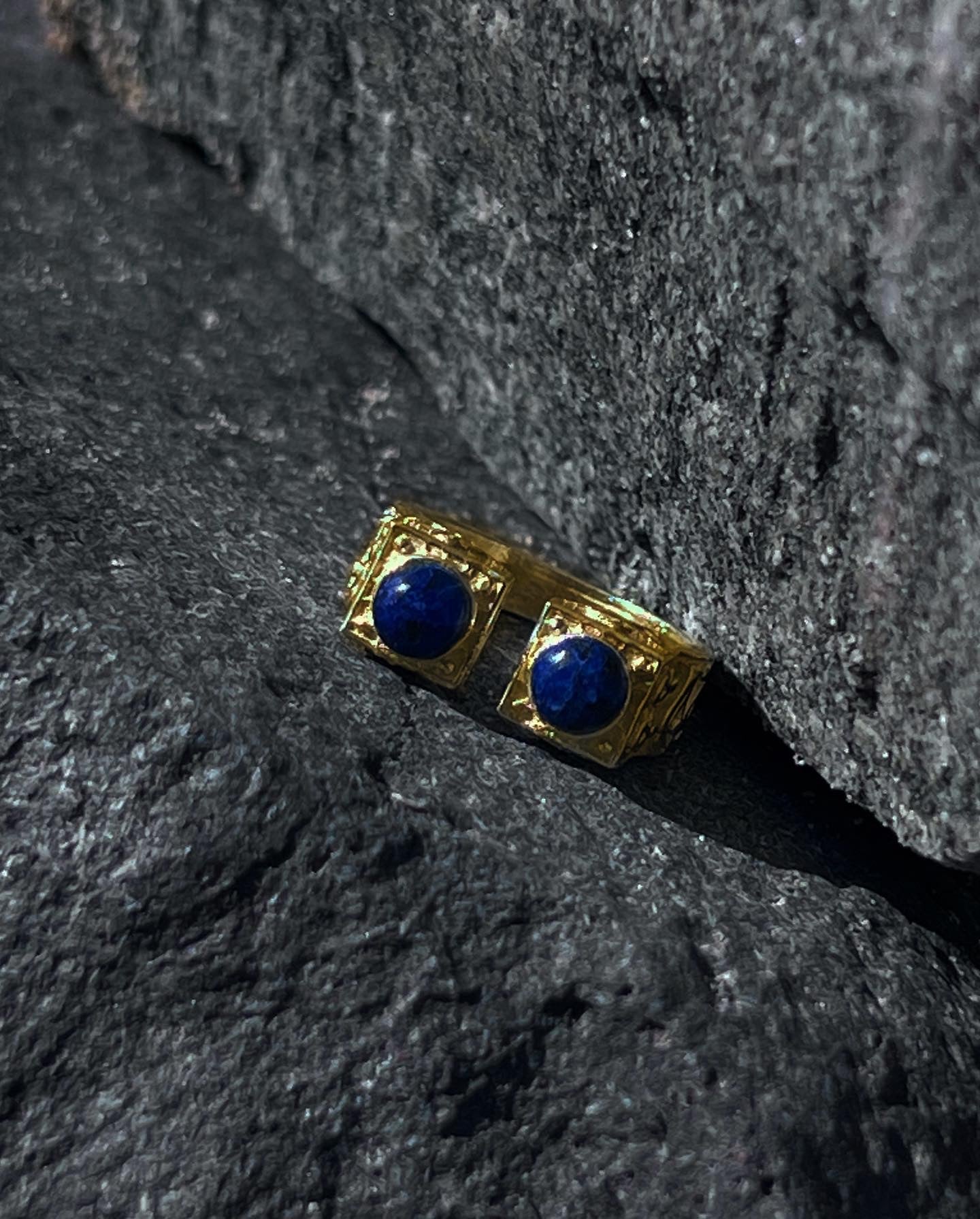 Lapis lazuli royal bygone/ Gold vermeil