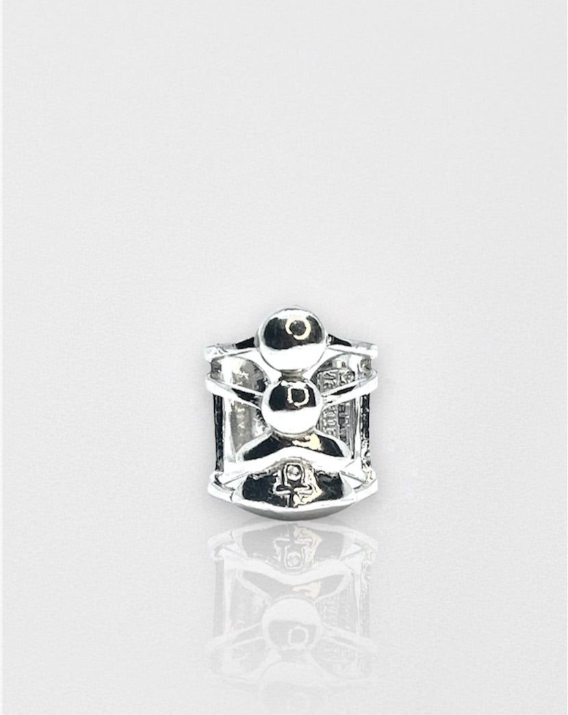 New Era Silver Dung Scarab Ring