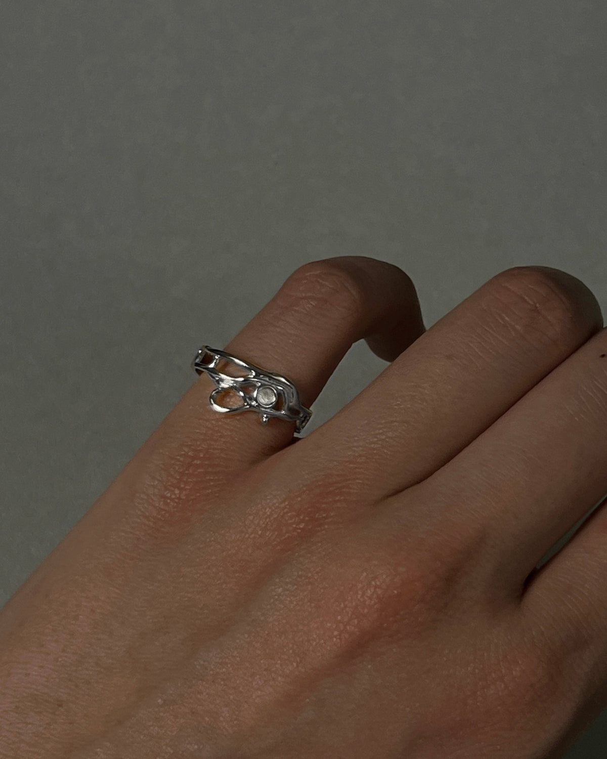 Pinky Signature Horus Eyes Ring | SILVER