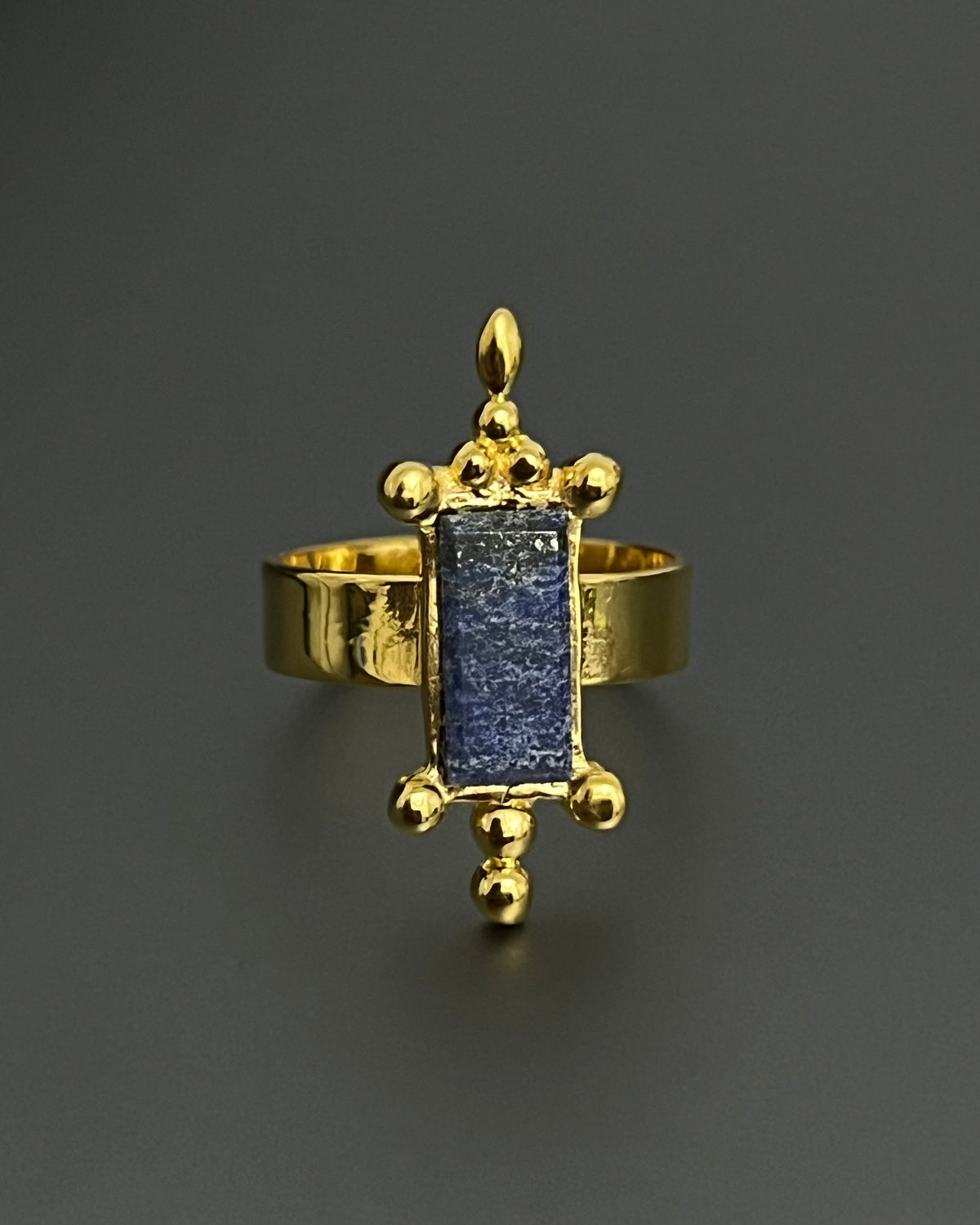 Royal Lapis Lazuli Ring | Gold Vermeil