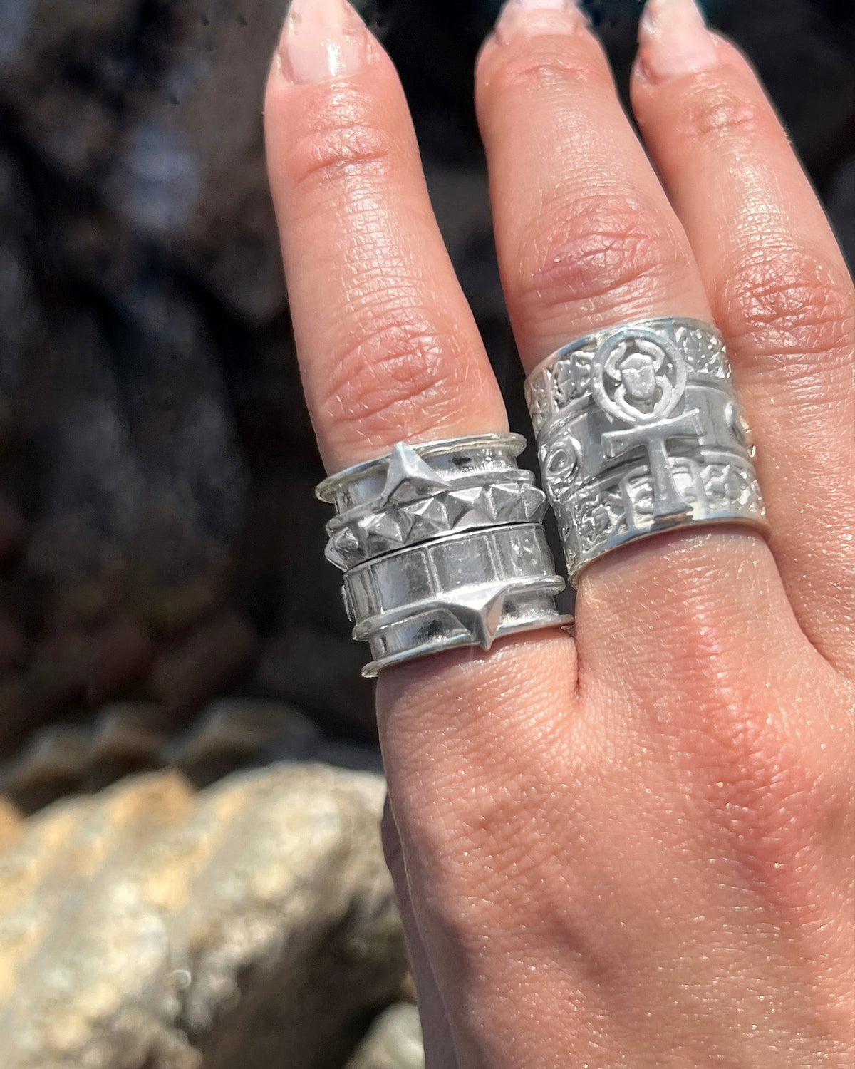 Royal Layers Ring |Silver