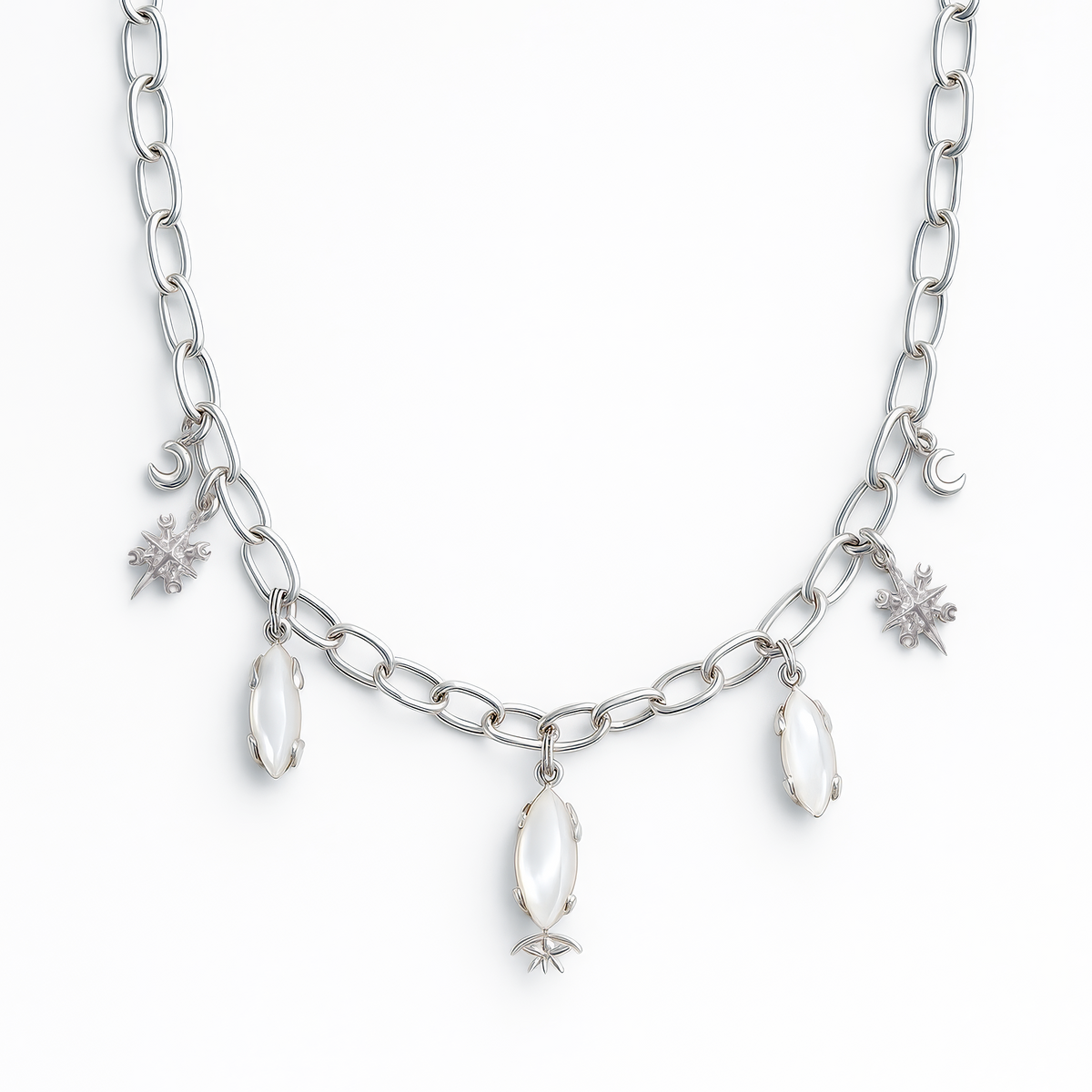 THE CELESTIAL MASTERPIECE NECKLACE ||silver