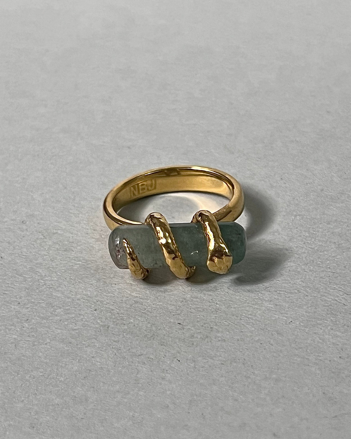 THE MAGICAL SERPENTINE JADE | Gold Vermeil