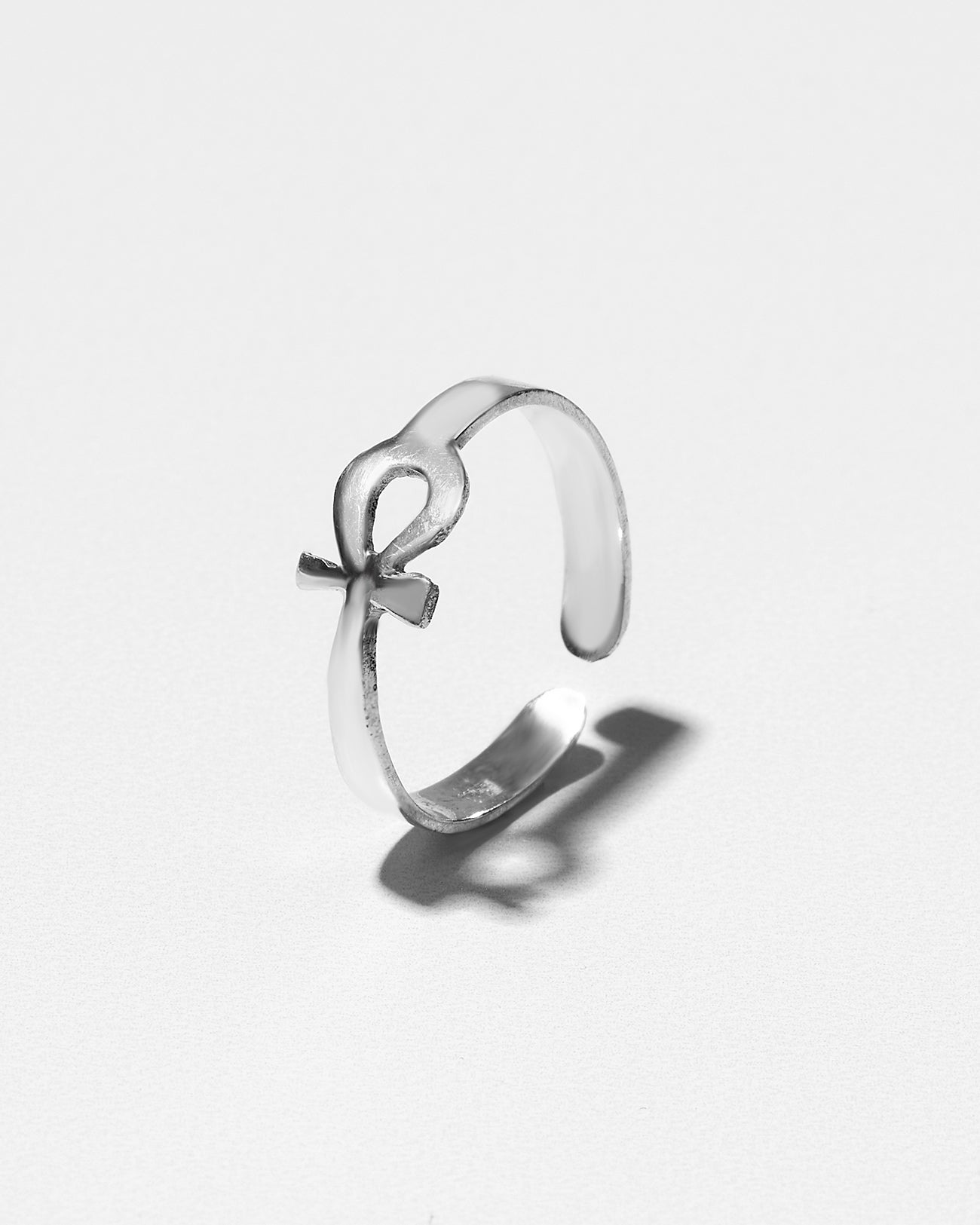 Minimalist key of life Royal ring,