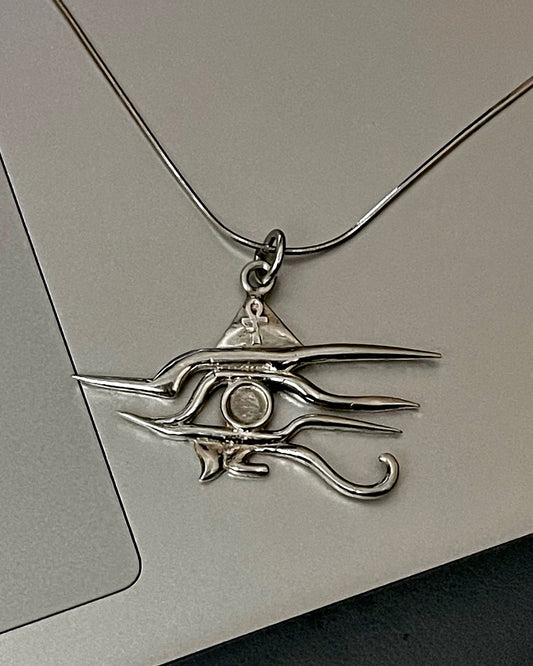 New era Horus eyes necklace.